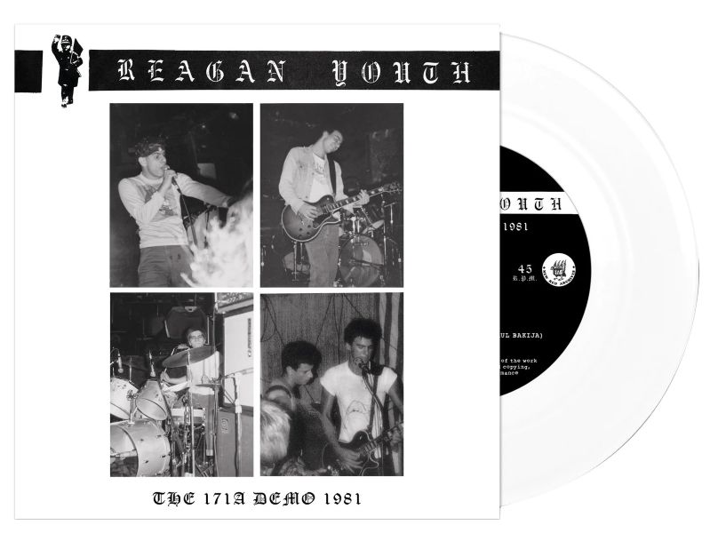 REAGAN YOUTH "The 171A Demo 1981" 7" Ep (NRA) White Vinyl